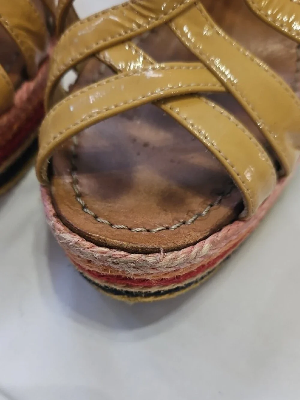 Kate Spade New York Lindsay Rainbow Espadrille Wedge Sandals